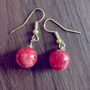 Crystal beads earrings
